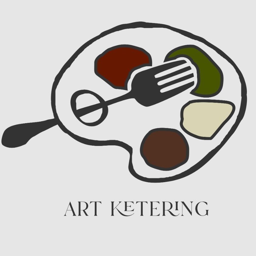 Logo Art Keteringa — paleta sa viljuškom